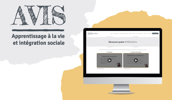 webinaires Apprentissage à la vie et intégration sociale (AVIS)