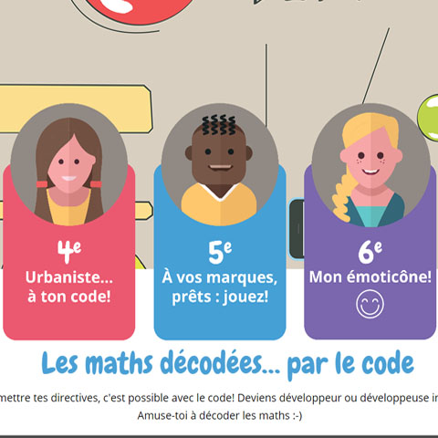 Page d'accuiel - Les maths décodées… par le code